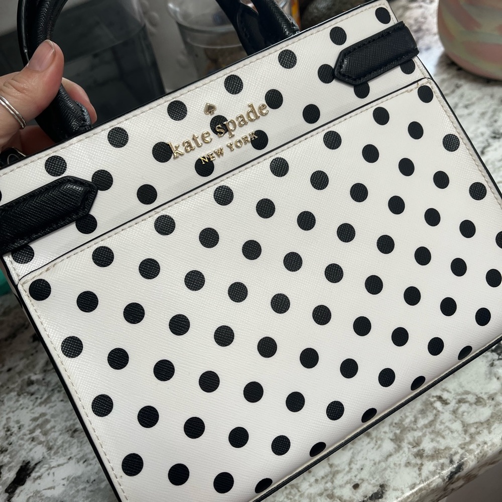 Kate Spade Small Satchel (Style WKR00547 in Staci Dot Dot Dot) - NWT